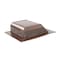 Gaf Master Flow 60 sq. in. NFA Galvanized Slant Back Roof Louver Static Vent in Brown with Weather Filter SSB960GWFBR - alternate 4